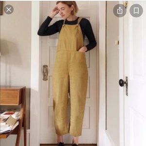 Beaton Linen Overalls Ochre
